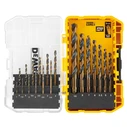 Dewalt Σετ 19 τρυπανιών HSS με κυλινδρικό στέλεχος για μέταλλο DT70728