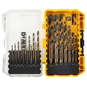 Dewalt 23-piece HSS Drill Bit Set Black & Gold for Metal DT70729