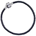 Bracelet The Carat Shop Ltd Harry Potter Black Leather Charm Bracelet 18cm HP0029-18