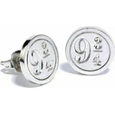 The Carat Shop Ltd Harry Potter Deathly Hallows Golden Snitch Platform Stud Earring Set
