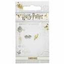 The Carat Shop Ltd Σκουλαρίκια με καρφάκι Harry Potter Lightning Bolt and Glasses