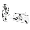 Harry Potter The Carat Shop Ltd Hedwig and Letter Stud Earrings