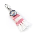 Manchester City FC Backpack Hanger The Carat Shop Ltd Pink Scarf and Logo Charm MCBH0003