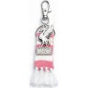 The Carat Shop Ltd Λουρί με φουλάρι Pink Stripe Scarf and Liverbird Backpack Hanger