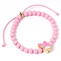 The Carat Shop Ltd Βραχιόλι Hello Kitty Pink Beaded Bracelet with My Melody Charm