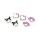 Σετ Σκουλαρικιών Καρφωτά Carat Shop Sanrio - Kuromi & My Melody (HKES0014)