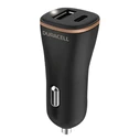Duracell Φορτιστής Αυτοκινήτου 27W USB-A + USB-C Μαύρο DR6026A