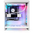NZXT H7 Flow RGB Mid-Tower PC Case - White (Tempered Glass Side Panel)