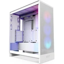 NZXT H7 Flow RGB Mid-Tower PC Case - White (Tempered Glass Side Panel)