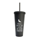Wednesday - Cup with Straw (650 ml)