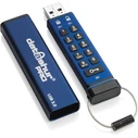 iStorage datAshur Pro 32GB USB 3.0 Flash Drive (Blue/Black)