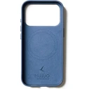 Mujjo Δερμάτινη Θήκη Back Cover 1mm Μπλε (iPhone 17 Pro)