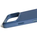 Mujjo Δερμάτινη Θήκη Back Cover 1mm Μπλε (iPhone 17 Pro)