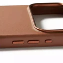 Θήκη Πίσω Δερμάτινη Mujjo 1mm Καφέ για iPhone 17 Pro Max