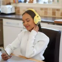 Lazerbuilt Squishmallows Plush Wireless Bluetooth Kids Over‑Ear Headphones Sunny The Bee (6 hrs)