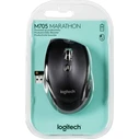 Logitech Mouse Marathon Mouse M705 Black Silver