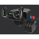Logitech G Saitek Pro Flight Yoke System PC Joystick Ενσύρματο Συμβατό με PC