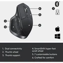 Logitech Mouse MX Master 2S Bluetooth Edition Graphite