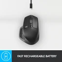 Logitech Mouse MX Master 2S Bluetooth Edition Graphite