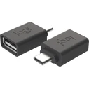 Logitech Studio Series USB-C (Male) to USB-A (Female) Adapter