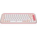 Πληκτρολόγιο Logitech POP Icon Keys - Rose (Μίνι Ασύρματο Bluetooth)