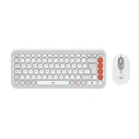 Logitech Pop Icon Combo Ασύρματο Bluetooth Σετ Πληκτρολόγιο & Ποντίκι US Λευκό