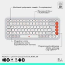Logitech Pop Icon Combo Ασύρματο Bluetooth Σετ Πληκτρολόγιο & Ποντίκι US Λευκό