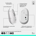 Logitech Pop Icon Combo Ασύρματο Bluetooth Σετ Πληκτρολόγιο & Ποντίκι US Λευκό