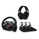 Σετ Αξεσουάρ Logitech Driving Force G29 (Τιμόνι + Πεντάλ) με Ακουστικά G435