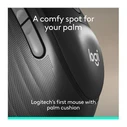 Logitech Signature Comfort Plus M850 L for Business Ασύρματο Εργονομικό Bluetooth Ποντίκι Graphite