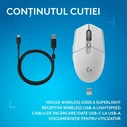 Logitech G305 X Superlight Wireless RGB Gaming Mouse 44000 DPI White