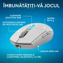 Logitech G305 X Superlight Wireless RGB Gaming Mouse 44000 DPI White