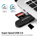 USB 2in1 Micro Card Reader - ATC