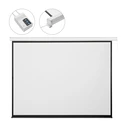 ATC Electric Motorized Projection Screen 112'' (2 x 2 m) Matte White Black-Backed - ATC-PJS02