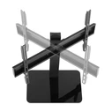 ATC-0323L Universal Rotating Tabletop TV Stand with Glass Base 37"-70"