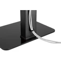 ATC-0323L Universal Rotating Tabletop TV Stand with Glass Base 37"-70"