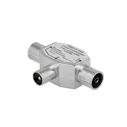 RF T-adapter Male to 2 Female Metal - OEM