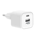 ATC-CH10 Φορτιστής Τοίχου PD με 2 Θύρες (USB-A & USB-C) 12W — Atc