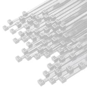 ATC Cable Ties 4.8x250mm Nylon White 100pcs (bag)