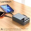 LAMTECH Power Bank 20000mAh with Built in Type C and Lightning Cables PD45W QC3.0