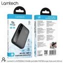 Router LAMTECH 4G LTE WiFi 6 Portable Black