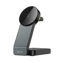 LAMTECH 3 in 1 Magnetic Folding Wireless Fast Charger Black