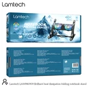 LAMTECH Βάση ψύξης φορητού υπολογιστή RGB μεταλλική πτυσσόμενη 17.3 ίντσες μαύρη