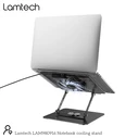 Laptop Cooling Stand LAMTECH Metal Laptop Cooling Stand 17 inch Black