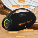 Bluetooth Speaker LAMTECH Wireless V5 3 Stereo Party Box 60W Black Orange