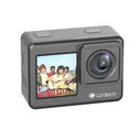 LAMTECH Action Camera 8K EIS Dual Screen WiFi with Remote Control Black