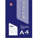 Typotrust Ανταλλακτικά Φύλλα Ριγέ Α4 50φ. (4201) (TYP4201)