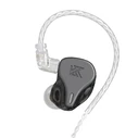 KZ In Ear Earphones DQ6 Grey With Mic HBB Tuned Improved 3DD Dynamic
