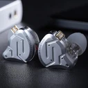 KZ Ακουστικά In Ear Monitor ZSN Pro 2 Silver With Mic