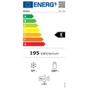 Bronxi Ρετρό Δίπορτο Ψυγείο BX-1790 CR